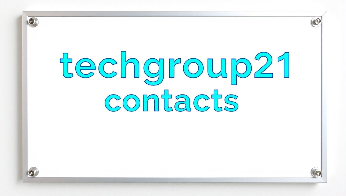 Techgroup21 Contacts: How to Reach Support and Official Communication Channels